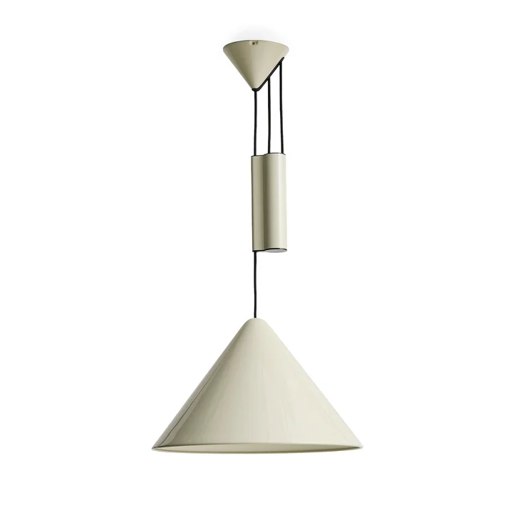 HAY - Compass Lampe suspendue, Ø 43 cm, réglable en hauteur, oyster white