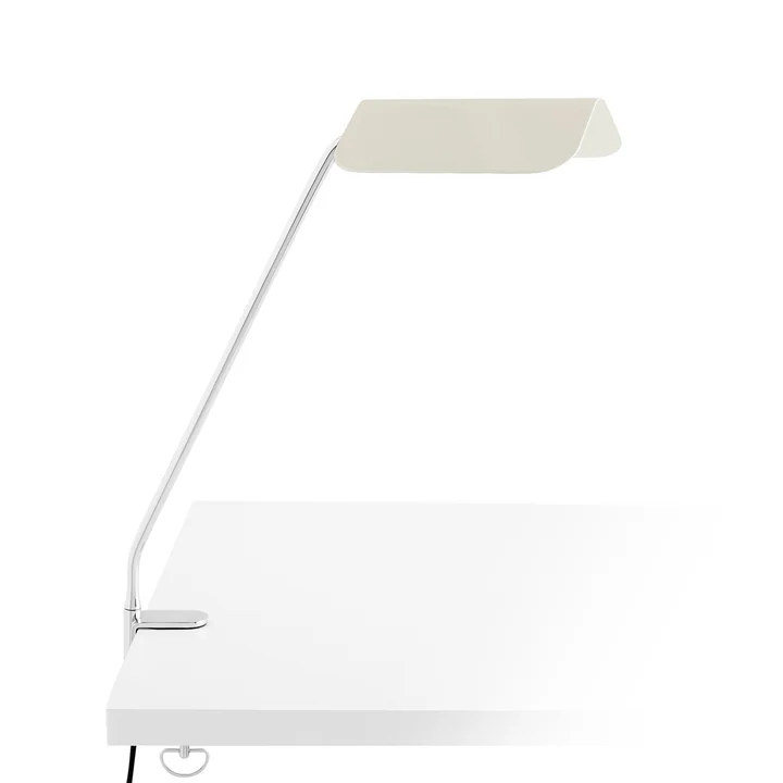HAY - Apex Lampe de bureau à pince, oyster white