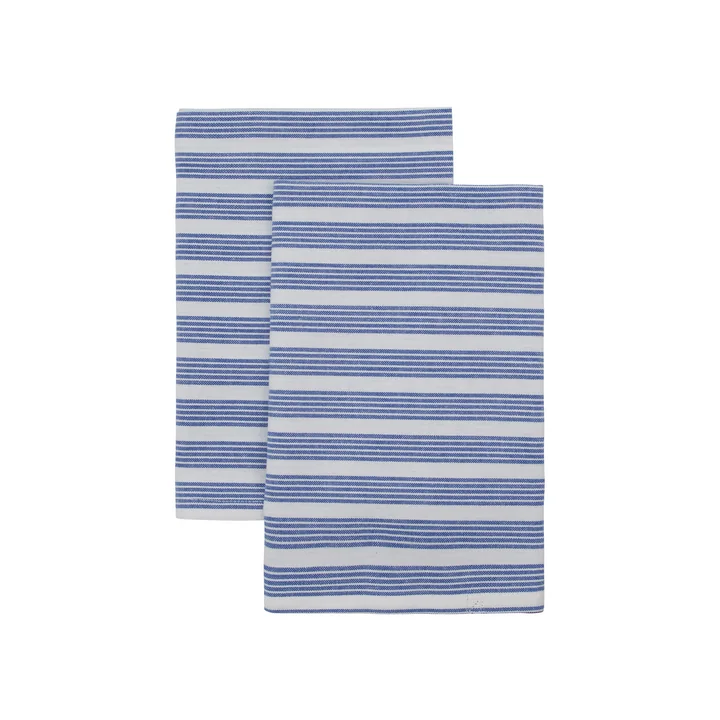 Nicolas Vahé - Chef Torchons, 70 x 50 cm, rouge / blanc (lot de 2)