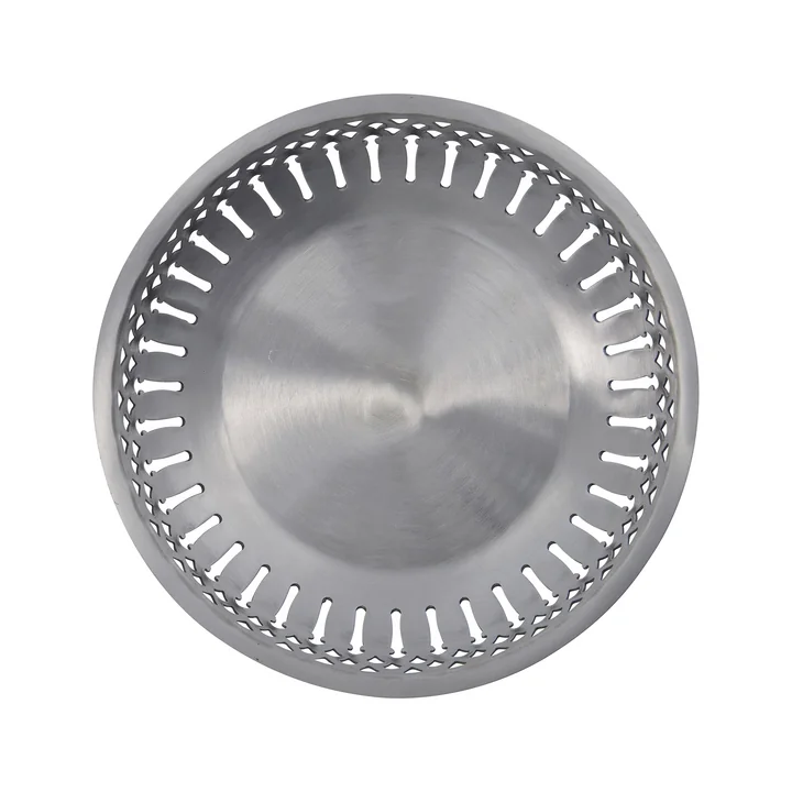 Nicolas Vahé - Bread corbeille à pain, finition argent antique (lot de 2)