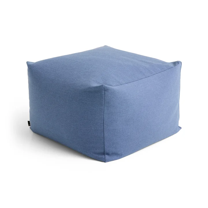 HAY - Story Pouf, H 40 cm, bleu