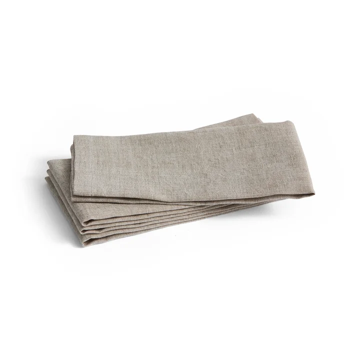 HAY - Tavolo Serviette de table et set de table, 31 x 43 cm, beige doux (lot de 4)
