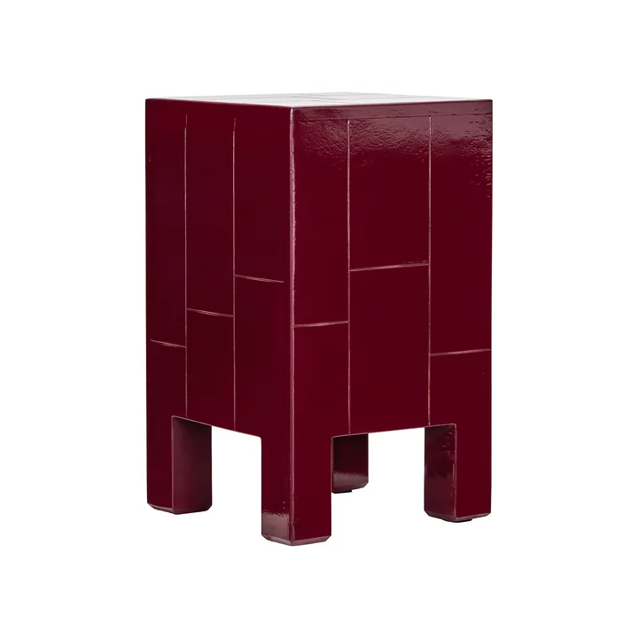 House Doctor - Brick Table d'appoint, H 50,5 cm, rouge