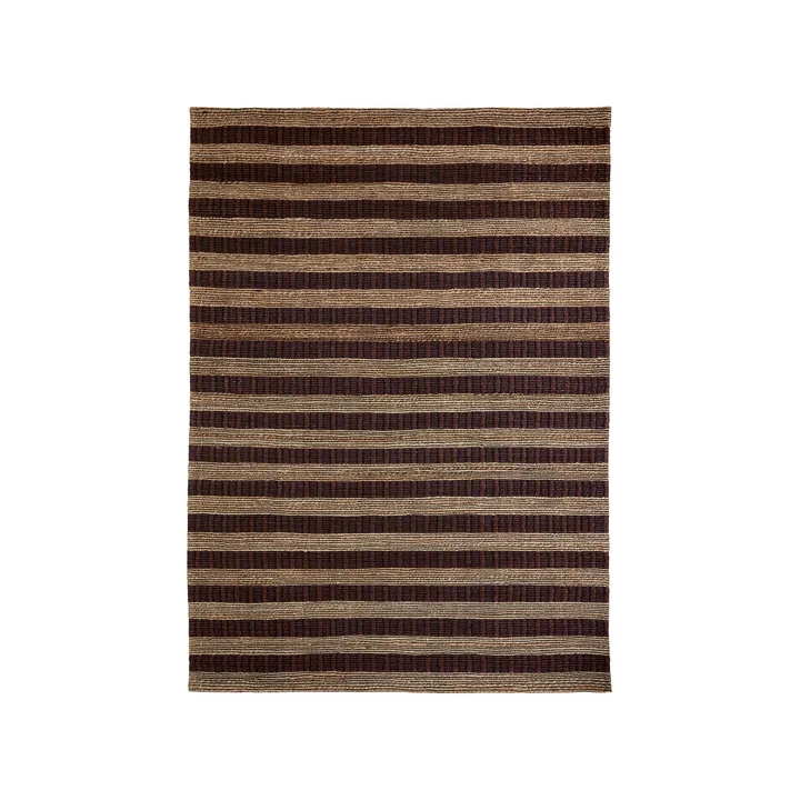 House Doctor - Block Tapis, 160 x 230 cm, naturel / marron