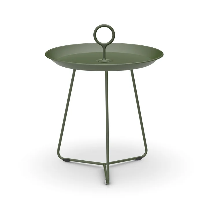 HOUE - EYELET Table d'appoint, Ø 45 cm, vert olive