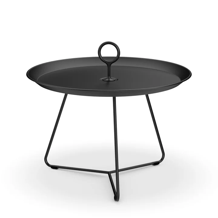 HOUE - EYELET Table d'appoint, Ø 57,5 cm, noir