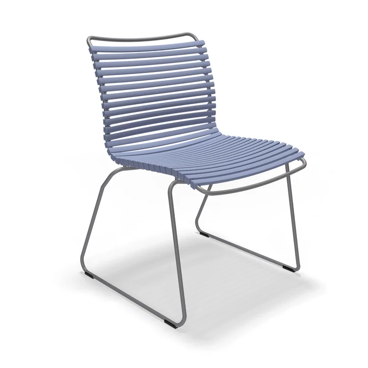 HOUE - CLICK Outdoor Dining chaise, bleu tourterelle