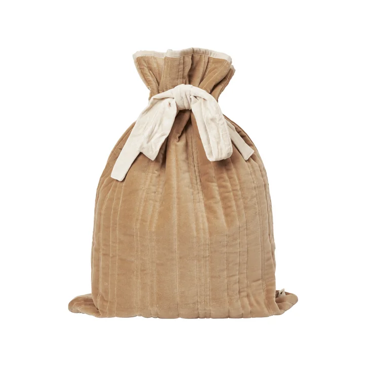 Ferm Living - Vari Sac cadeau, marron (velours)
