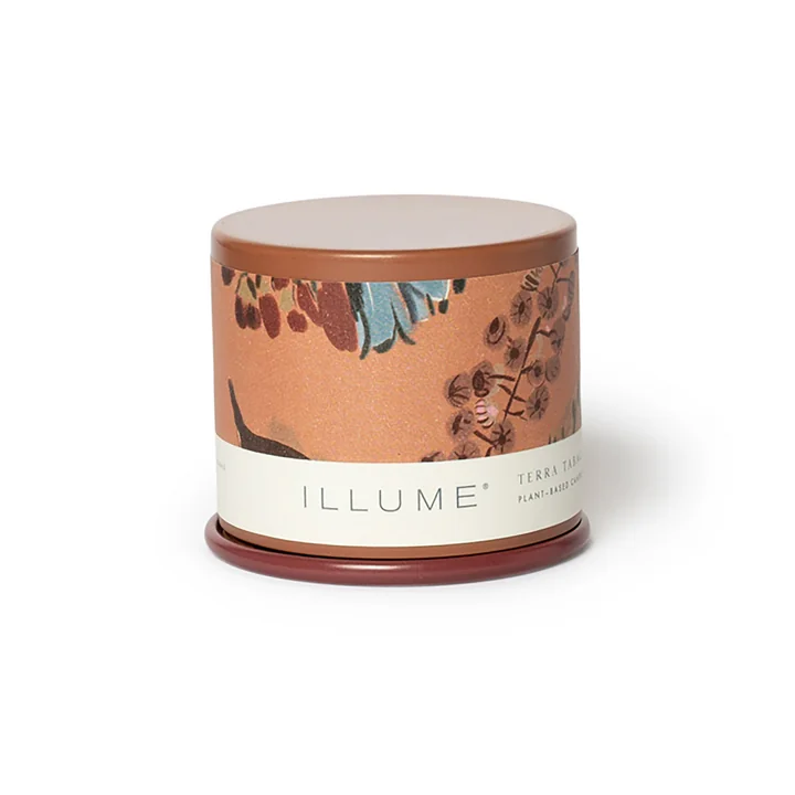 Bloomingville - ILLUME Demi Vanity Tin Bougie parfumée, Terra Tabac