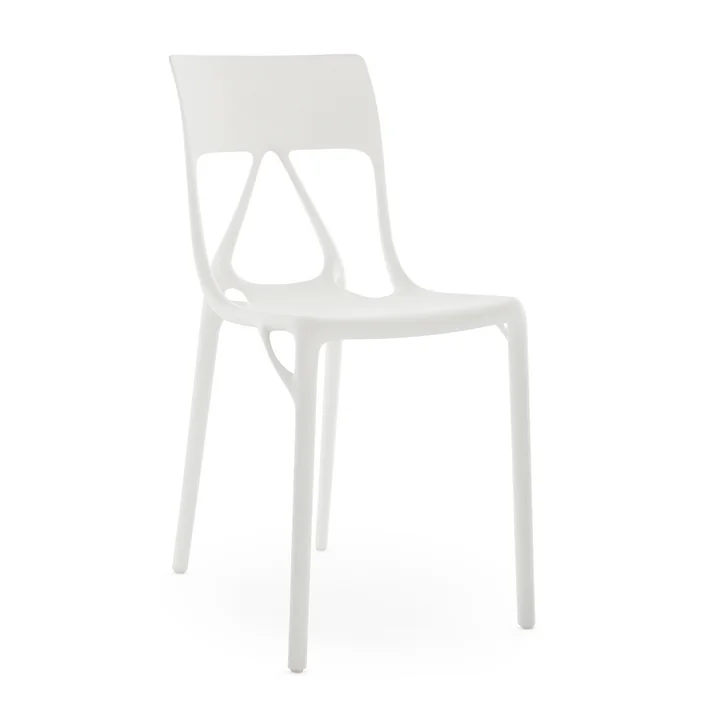 Kartell - A.I. Lite Chaise, blanc
