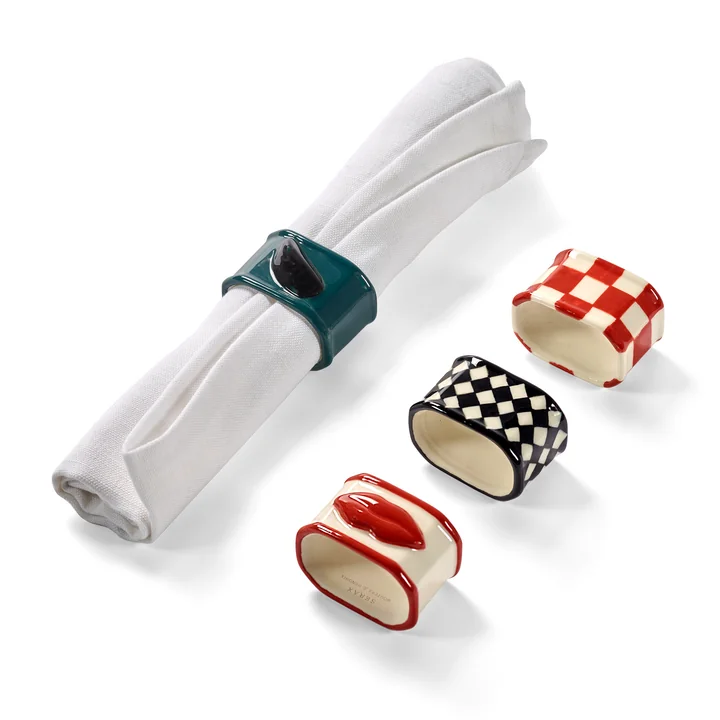 Serax - Ronds de serviette, mix (set de 4)