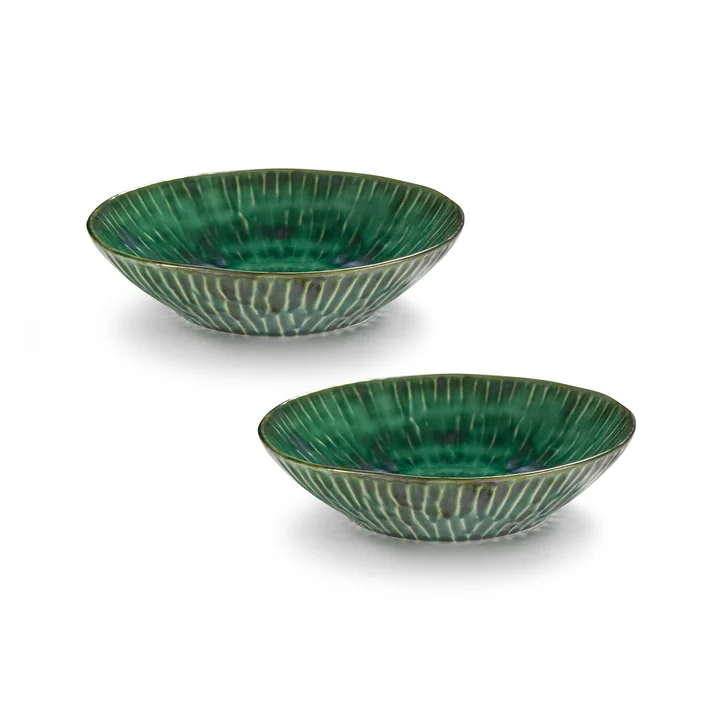 Serax - Verde Lanza Assiette de service S, vert (set de 2)