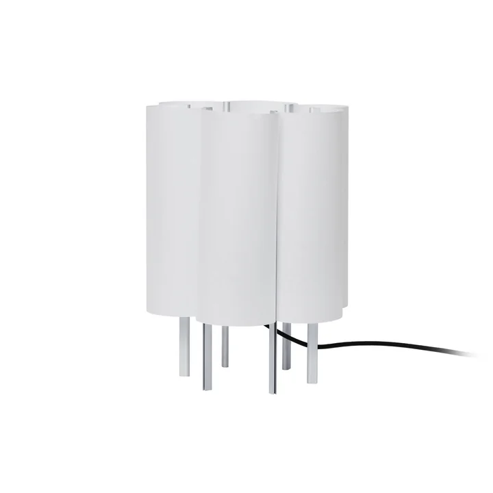 Ferm Living - Boe lampe de table, H 28 cm, argent / nature