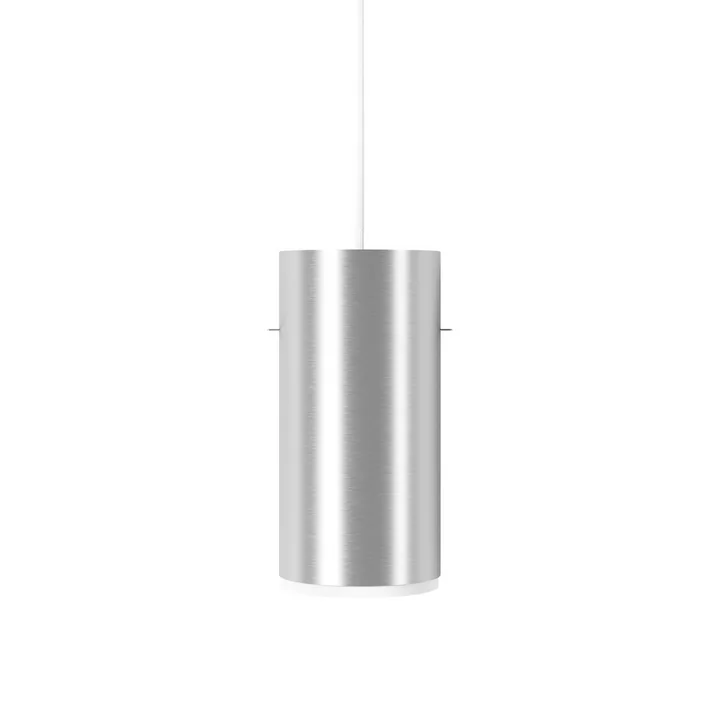 Moebe - Tube Lampe suspendue, large / aluminium brossé