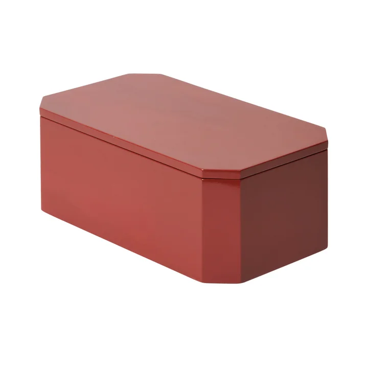 Ferm Living - Nova Boîte de rangement, 25 x 15 cm, picante red