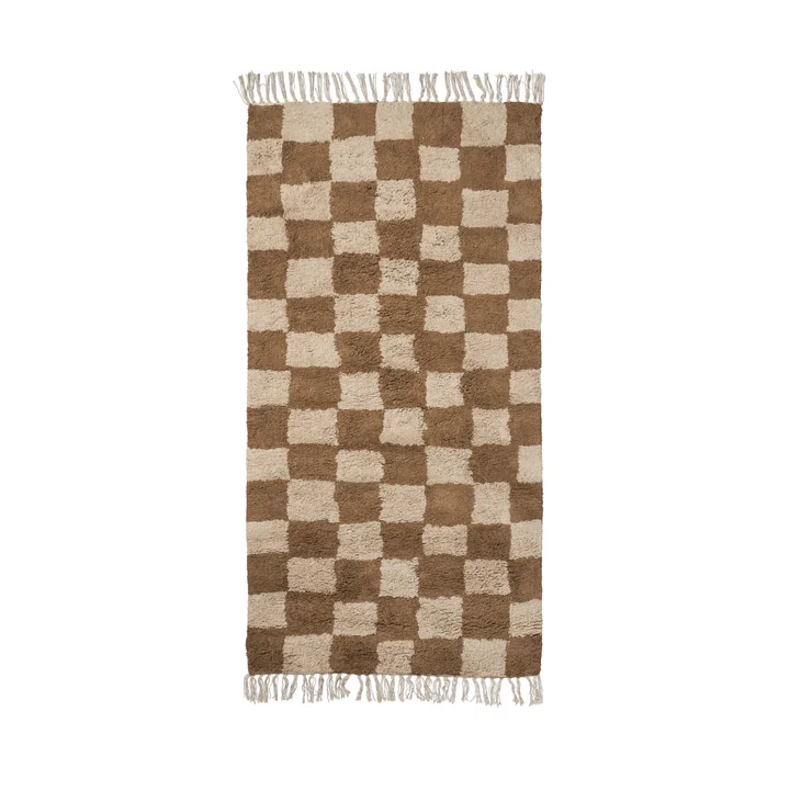 Ferm Living - Mara Tapis pour enfants, 150 x 80 cm, havane / sable chaud