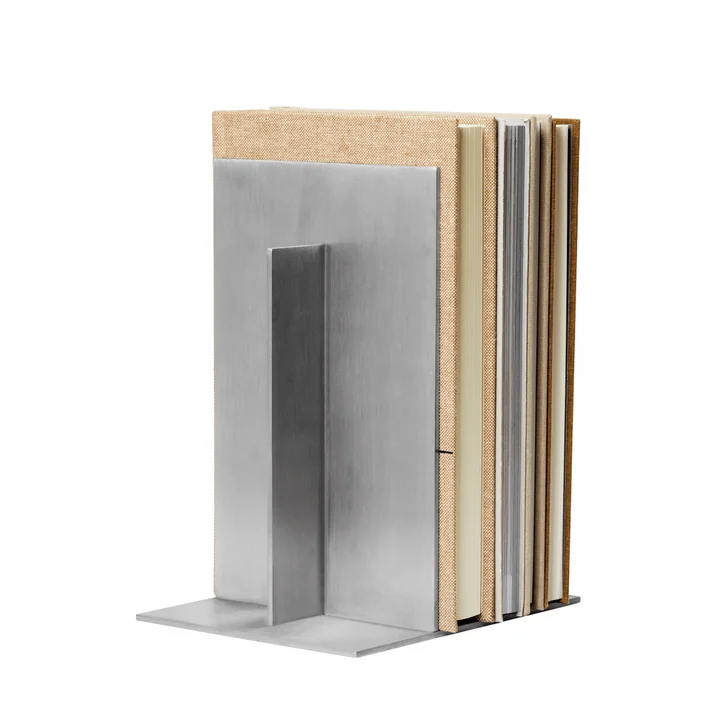 Ferm Living - Palier serre-livres, aluminium