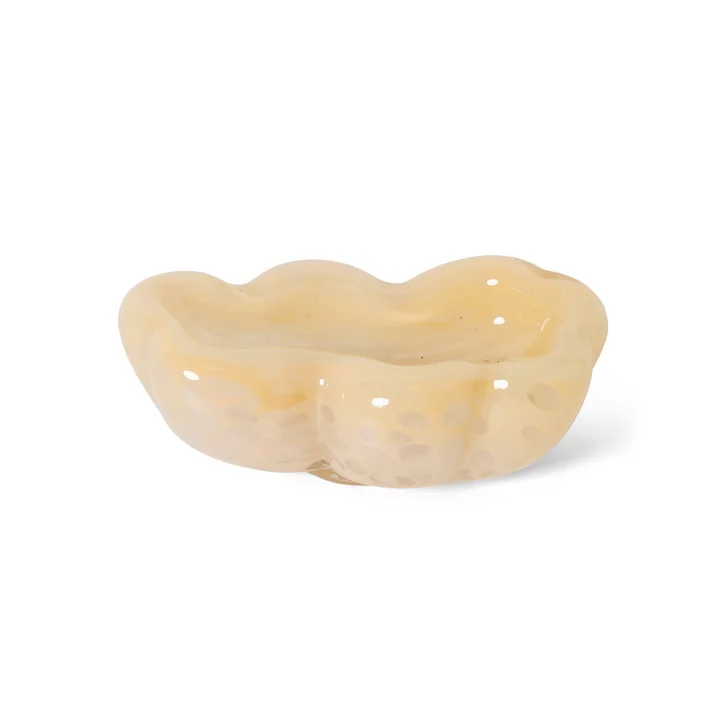 HKliving - Bol en verre, oyster