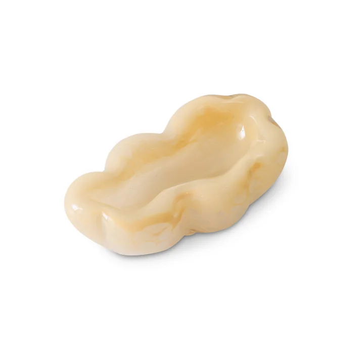 HKliving - Bol en verre, oyster