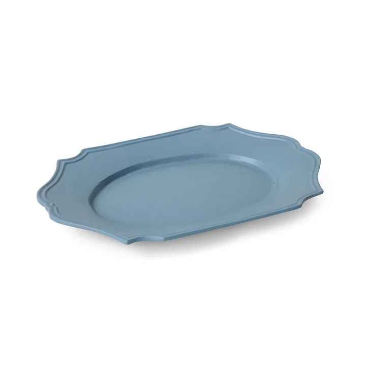 HKliving - New Classics Plateau de service, 35,5 x 24,5 cm, soft blue
