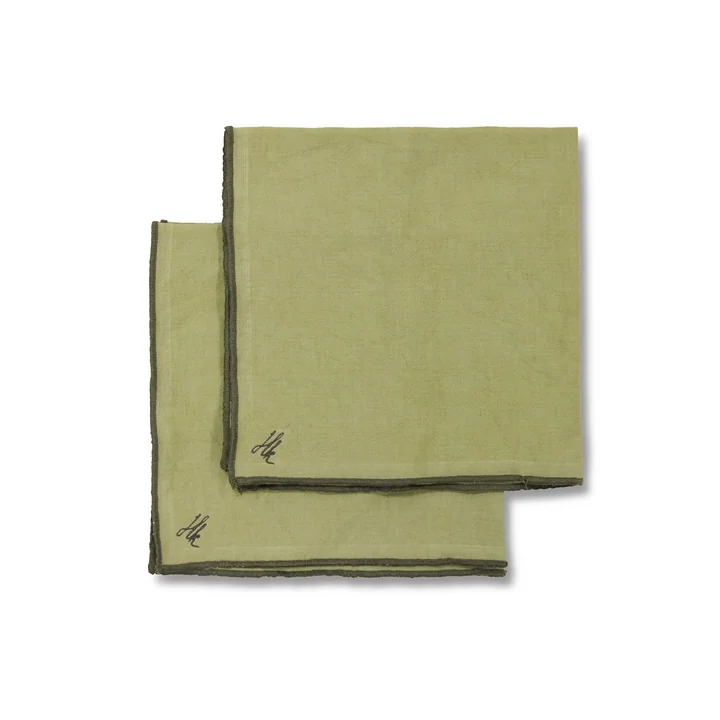 HKliving - Ease Serviettes, 50 x 50 cm, dune (set de 2)