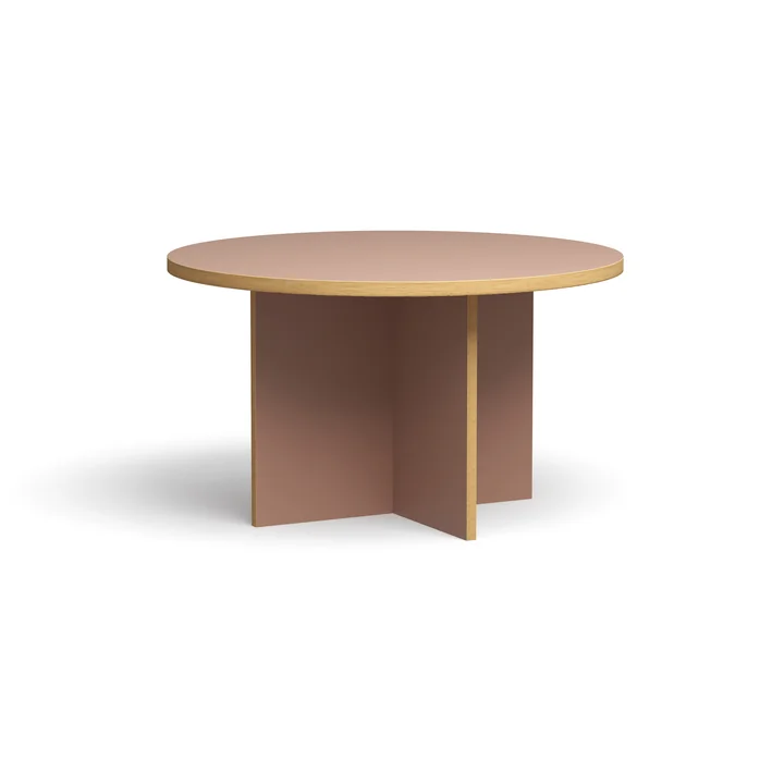 HKliving - Table de salle à manger, Ø 130 cm, clay