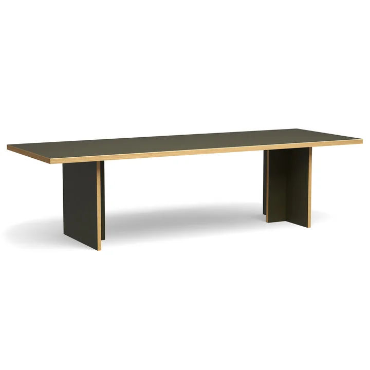HKliving - Table de salle à manger rectangulaire, 280 cm, forest