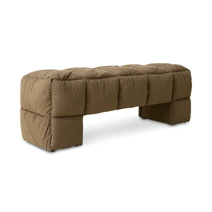 HKliving - Puffy Lobby Banc, 140 cm, olive