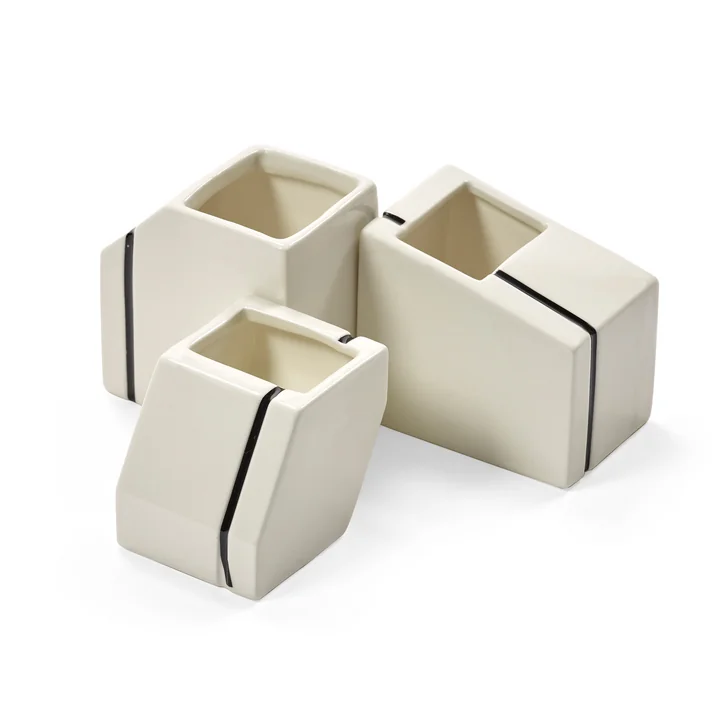 Serax - Silos Vase, mini, blanc (set de 3)