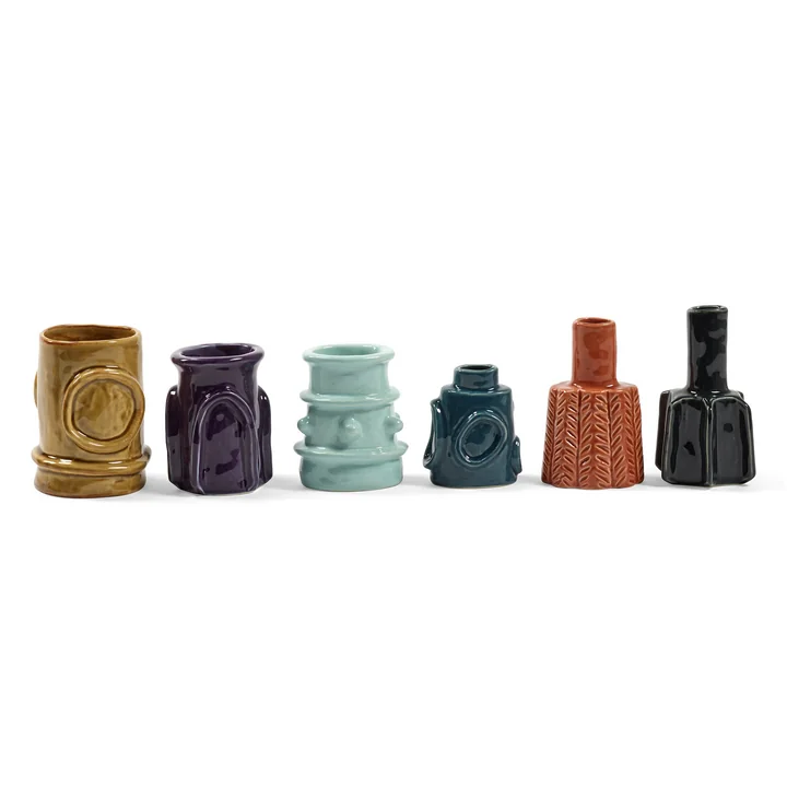 Serax - Molly Vase, multicolore (set de 6)