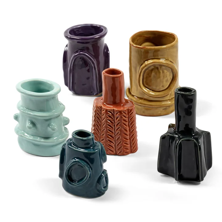 Serax - Molly Vase, multicolore (set de 6)