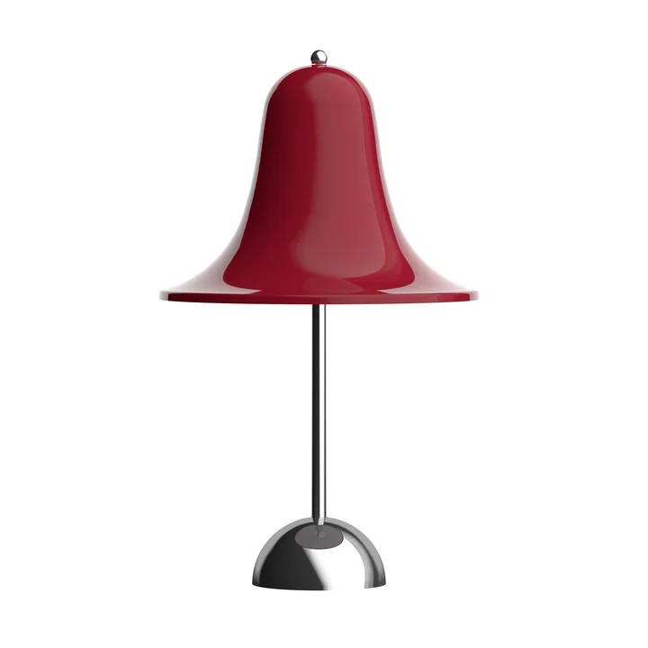 Verpan - Pantop Portable Lampe LED à accu Ø 30 x 18 cm, rouge cerise