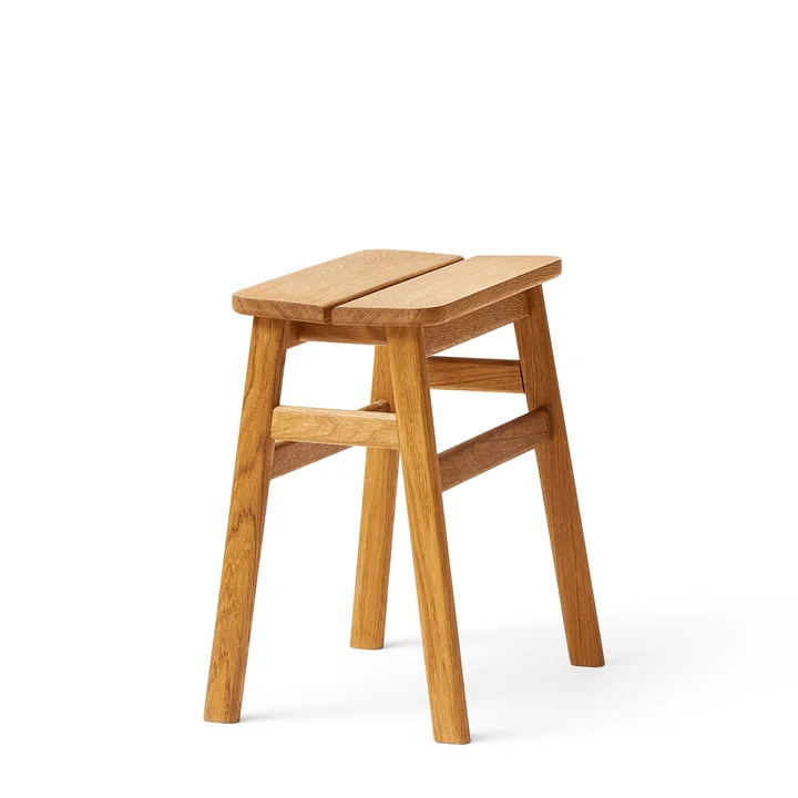 Form & Refine - Angle Standard Tabouret, chêne huilé