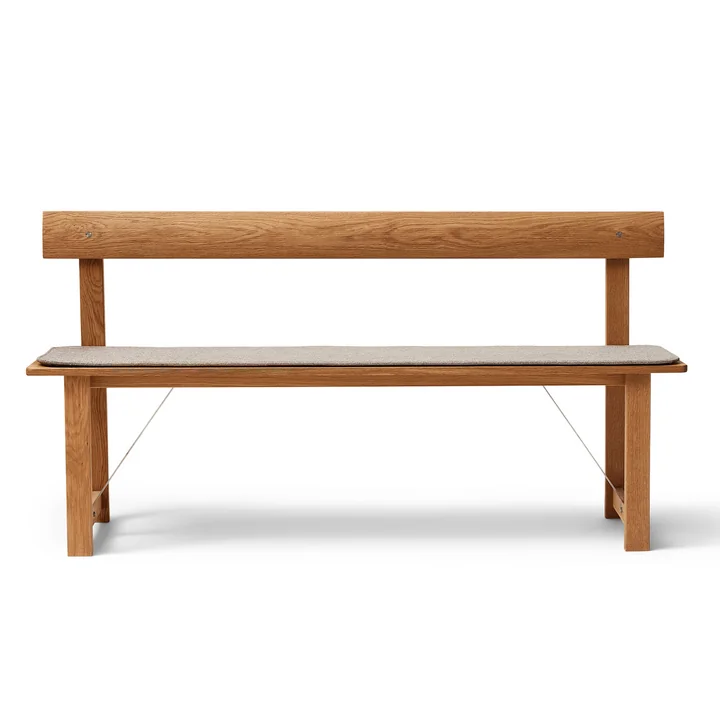 Form & Refine - Housse de siège pour Position banc 155, gris (Kvadrat Hallingdal 65 0227)