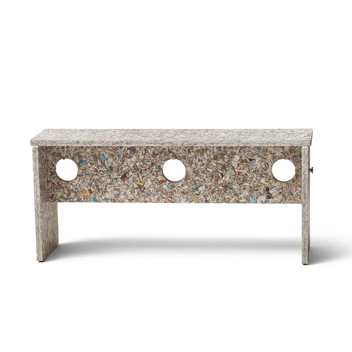 Form & Refine - Remake Banc, 95 cm, gris