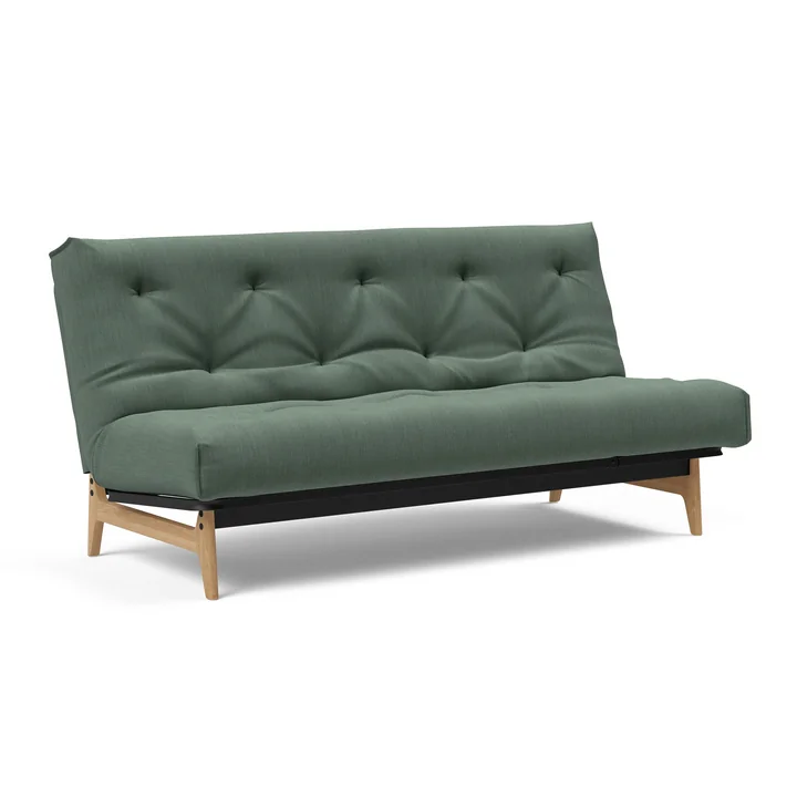 Innovation Living - Aslak 140 Canapé-lit, 200 x 81 cm, vert (518 Elegance Green )