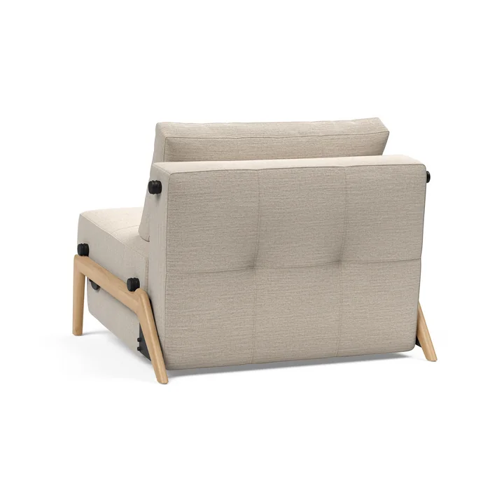 Innovation Living - Cubed 90 Fauteuil, chêne / sable (612 Blida )