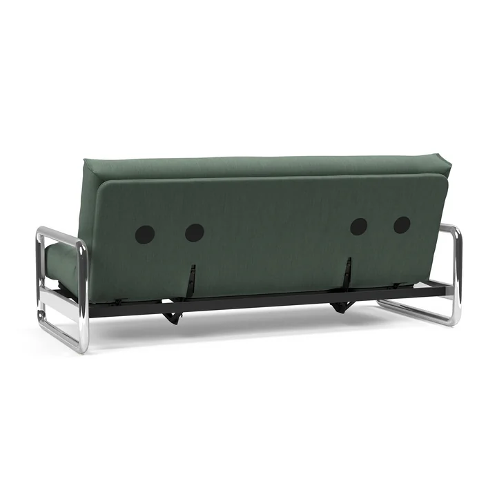 Innovation Living - Lomira Classic Canapé-lit, matelas nordique inclus, 140 x 200 cm (518 Elegance Green)