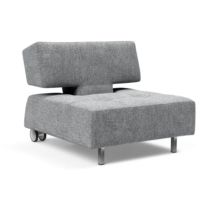 Innovation Living - Long Horn Deluxe Excess Fauteuil, gris (565 Twist Granite)