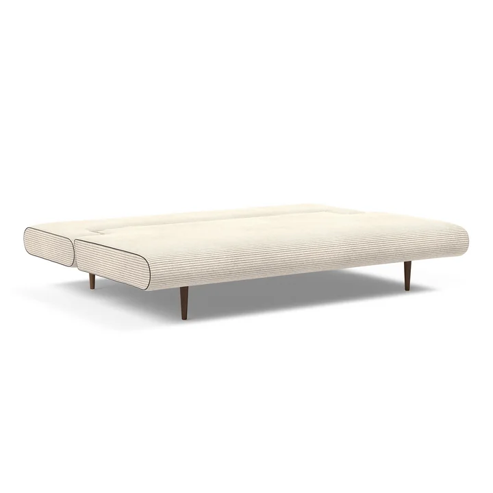 Innovation Living - Unfurl Lounger Canapé-lit, 200 x 121 cm, ivoire (594 Corduroy )