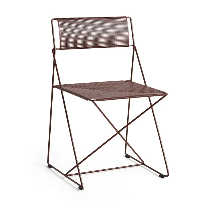 HAY - X-Line Chaise, Outdoor, iron red, AF243-E679