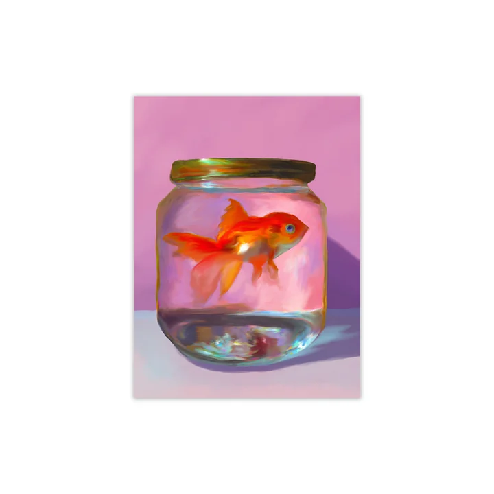Paper Collective - Fish Poster, 30 x 40 cm