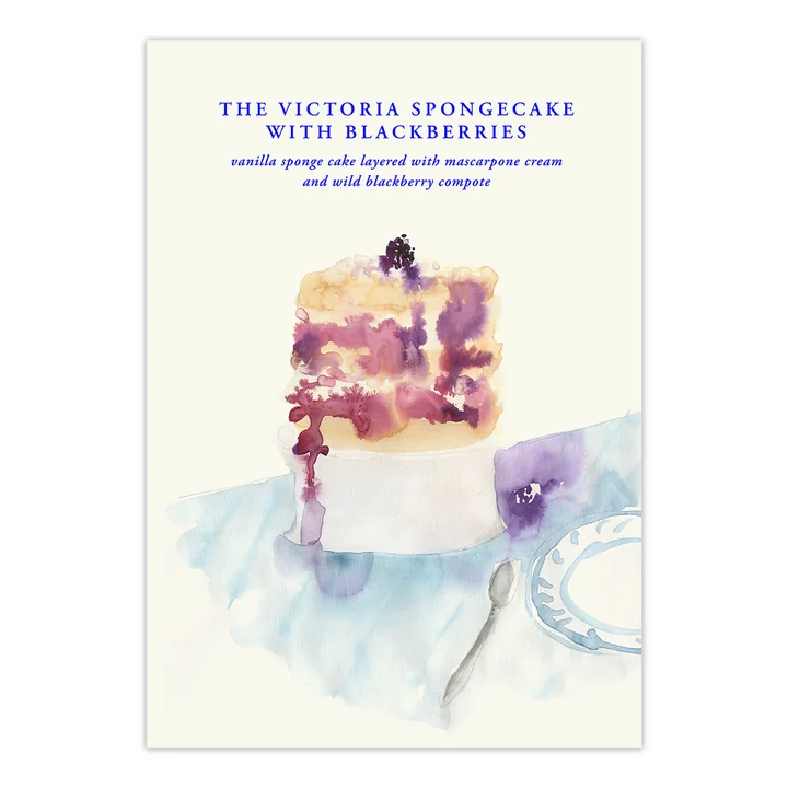 Paper Collective - The Victoria Spongecake Poster, 70 x 100 cm