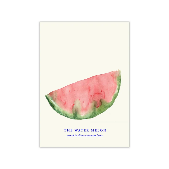 Paper Collective - The Watermelon Poster, 50 x 70 cm