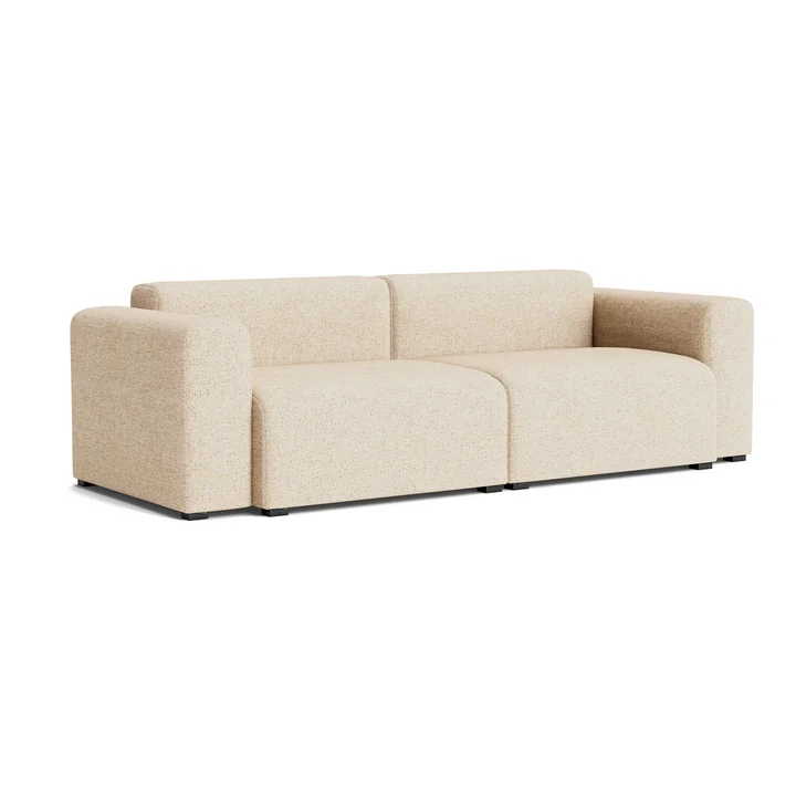 HAY - Mags Canapé 2,5 places avec accoudoir bas, combinaison 1, beige ( Bolgheri LGG60)