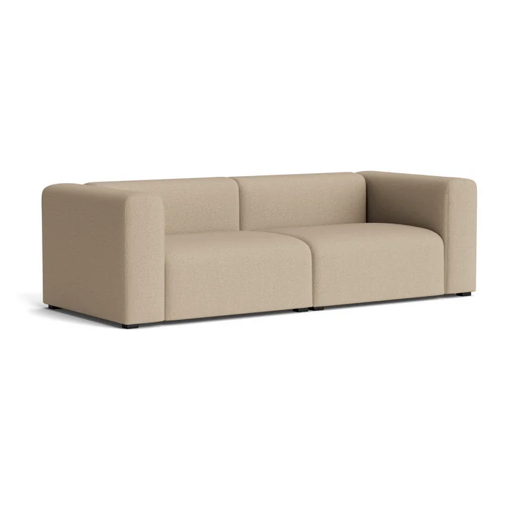 HAY - Mags Sofa 2,5 places, combinaison 1, warm grey (Maglia)