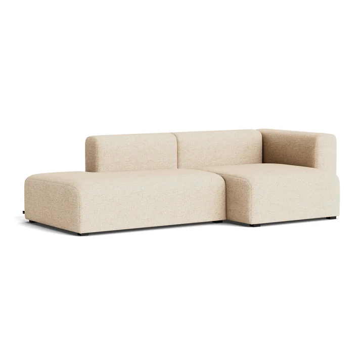 HAY - Mags Sofa 2,5 places, combinaison 3, accoudoir à droite / beige ( Bolgheri LGG60)