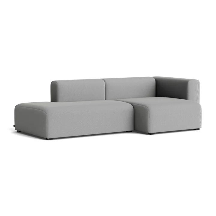 HAY - Mags Sofa 2,5 places, combinaison 3, accoudoir à droite / gris ( Steelcut Trio 133)