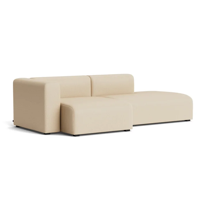 HAY - Mags Sofa 2,5 places, combinaison 3, accoudoir à gauche / beige ( Hallingdal 220)