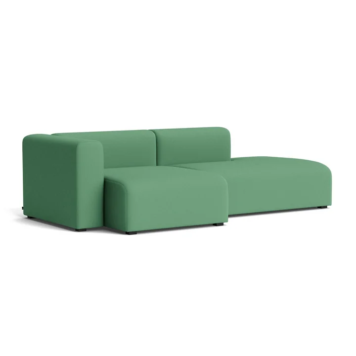 HAY - Mags Sofa 2,5 places, combinaison 3, accoudoir à gauche / vert ( Steelcut 3 932)